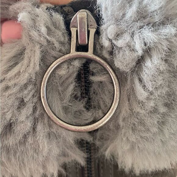 Koolaburra by UGG Tynlee Gray Waterproof Faux Fur Trim Boot Size 6 - Picture 7 of 8